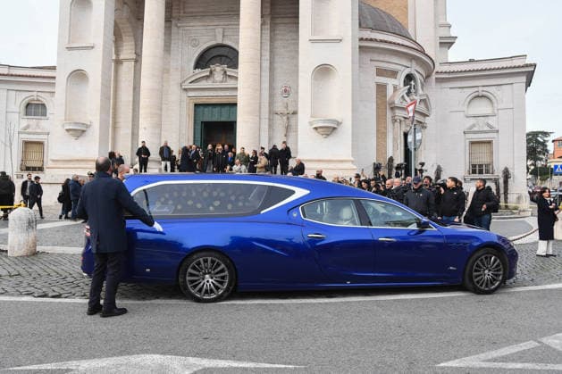 ROME, Funeral of Nicola Pietrangeli. Pictured: the arrival of the coffin.  Copyright: xD ANGELO LANDIx xipa-agency.netx xDxAngelo Landix IPA_Agency_IPA68685749