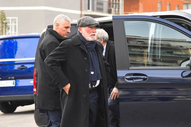 ROME, Funeral of Nicola Pietrangeli. In the photo: his son Marco Pietrangeli.  Copyright: xD ANGELO LANDIx xipa-agency.netx xDxAngelo Landix IPA_Agency_IPA68686120