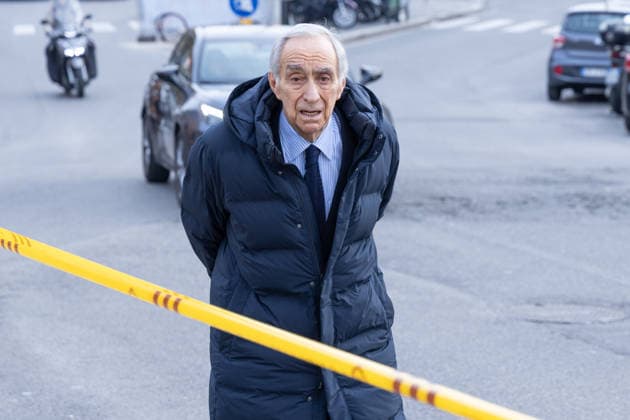 Franco Carraro at Nicola Pietrangeli s funeral in Rome  Copyright: xMatteoxNardonex xipa-agency.netx xMatteoxNardonex IPA_Agency_IPA68686277
