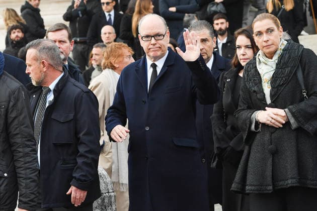 ROME, Funeral of Nicola Pietrangeli in the Parish Church of the Gran Madre di Dio in Ponte Milvio. In the photo: PRINCE ALBERT OF MONACO  Copyright: xVincenzoxLandix xipa-agency.netx xDxAngelo Landix IPA_Agency_IPA68687948