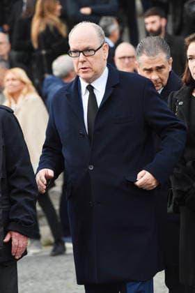 ROME, Funeral of Nicola Pietrangeli in the Parish Church of the Gran Madre di Dio in Ponte Milvio. In the photo: PRINCE ALBERT OF MONACO  Copyright: xVincenzoxLandix xipa-agency.netx xDxAngelo Landix IPA_Agency_IPA68687965