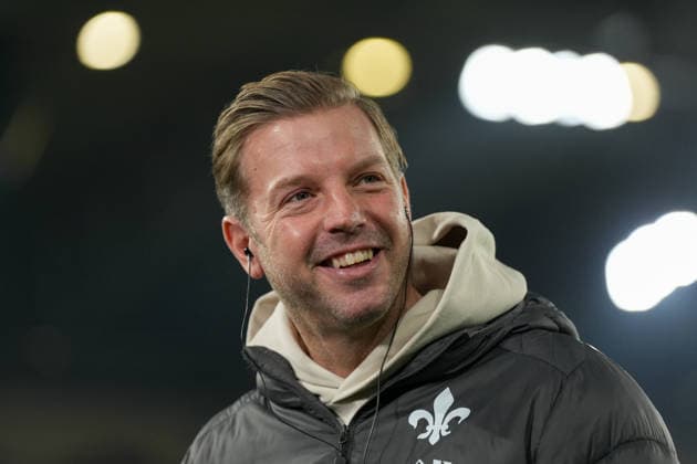 Florian Kohfeldt SV Darmstadt 98, Head Coach , Soccer, Round of 16, DFB Pokal, 2025 26, SC Freiburg vs SV Darmstadt 98, 03 12 2025, Europa Park Stadion, Freiburg, Germany DFB REGULATIONS PROHIBIT ANY USE OF PHOTOGRAPHS AS IMAGE SEQUENCES AND OR QUASI VIDEO Freiburg Europa Park Stadion Baden Württemberg Germany Copyright: xArnexAmbergx