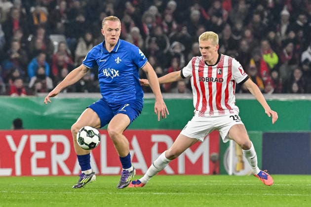 Football, DFB Cup, SC Freiburg - SV Darmstadt 98