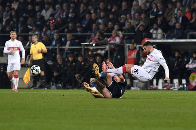 Philipp Strompf VfL Bochum and Deniz Undav VfB Stuttgart in a duel during the DFB Pokal match between VfL Bochum v VfB Stuttgart, Vovovia Ruhrstadion on December 03, 2025 in Bochum, Germany Photo by Ralf Treese DeFodi Images Philipp Strompf VfL Bochum and Deniz Undav VfB Stuttgart battle for the ball during the DFB Pokal match between VfL Bochum v VfB Stuttgart at Vonovia Ruhrstadion on December 3, 2025 in Bochum, Germany Photo by Ralf Treese DeFodi Images Photo by Ralf Treese DeFodi Images