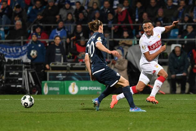 Noah Loosli VfL Bochum and Jamie Leweling VfB Stuttgart in a duel during the DFB Pokal match between VfL Bochum v VfB Stuttgart, Vovovia Ruhrstadion on December 03, 2025 in Bochum, Germany Photo by Ralf Treese DeFodi Images Noah Loosli VfL Bochum and Jamie Leweling VfB Stuttgart battle for the ball during the DFB Pokal match between VfL Bochum v VfB Stuttgart at Vonovia Ruhrstadion on December 3, 2025 in Bochum, Germany Photo by Ralf Treese DeFodi Images Photo by Ralf Treese DeFodi Images