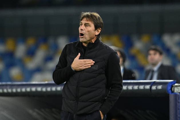 Antonio Conte Coach of SSC Napoli gestures during the Coppa Italia Freccia Rossa match between SSC Napoli- Cagliari Calcio  Copyright: xDaniloxGemito IPAxSportx xipa-agency.netx xx IPA_68694991 IPA_Agency_IPA68694991