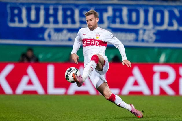 BOCHUM, GERMANY - DECEMBER 3: Maximilian Mittelstadt of VfB Stuttgart controls the ball during the DFB Cup round of 16 match between VfL Bochum and VfB Stuttgart at Vonovia Ruhrstadion on December 3, 2025 in Bochum, Germany. (Photo by Rene Nijhuis) SPO  Copyright: xRenexNijhuis