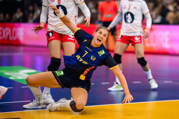 DORTMUND, GERMANY - 3 DECEMBER, 2025: Blohm Linn - Women s Handball World Championship, WM, Weltmeisterschaft 2025 Norway vs Sweden at Westfallenhalle.  Copyright: xVitaliixKliuievx