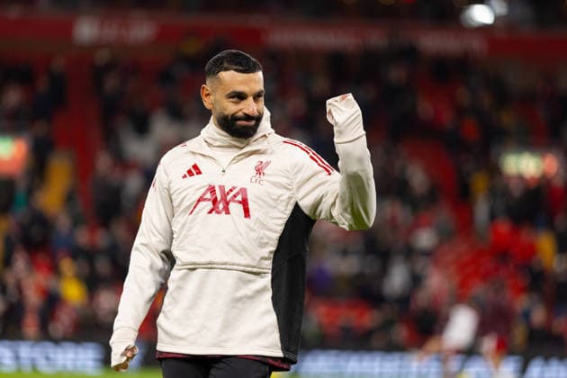 Football - FA Premier League - Liverpool FC v Sunderland AFC LIVERPOOL, ENGLAND - Wednesday, December 3, 2025: Liverpool s substitute Mohamed Salah during the pre-match warm-up before the FA Premier League match between Liverpool FC and Sunderland AFC at Anfield. (Photo by David Rawcliffe Propaganda) LIVERPOOL Anfield MERSEYSIDE ENGLAND  Copyright: xDavidxRawcliffex P2025-12-03-Liverpool_Sunderland-18