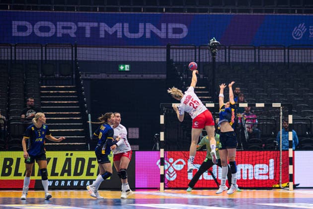 DORTMUND, GERMANY - 3 DECEMBER, 2025: Reistad Henny Ella - Women s Handball World Championship, WM, Weltmeisterschaft 2025 Norway vs Sweden at Westfallenhalle.  Copyright: xVitaliixKliuievx