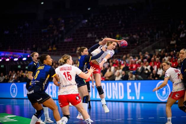DORTMUND, GERMANY - 3 DECEMBER, 2025: Breistol Kristine - Women s Handball World Championship, WM, Weltmeisterschaft 2025 Norway vs Sweden at Westfallenhalle.  Copyright: xVitaliixKliuievx