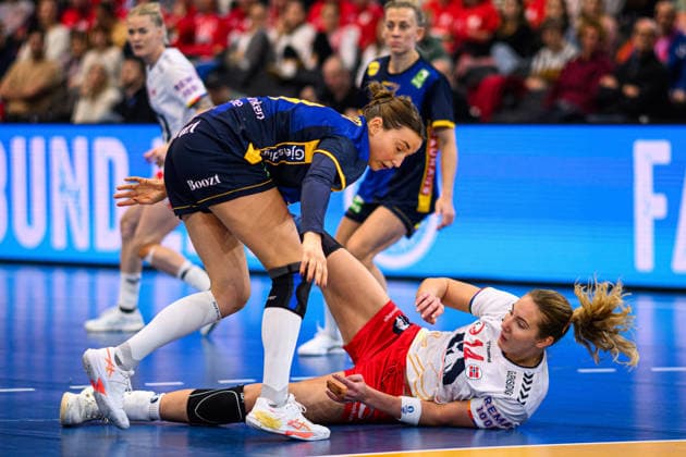 DORTMUND, GERMANY - 3 DECEMBER, 2025: Breistol Kristine - Women s Handball World Championship, WM, Weltmeisterschaft 2025 Norway vs Sweden at Westfallenhalle.  Copyright: xVitaliixKliuievx