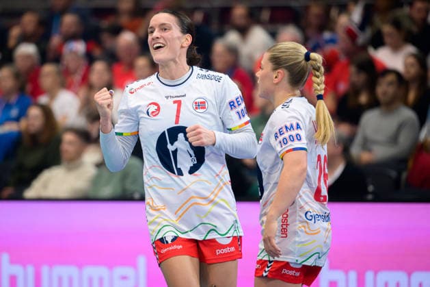 Handball, Womens World Championship, Main Round Norway Sweden Stine Skogrand Norway , Emilie Hovden Norway Dortmund Westfalenhalle Nordrhein Westfalen Germany