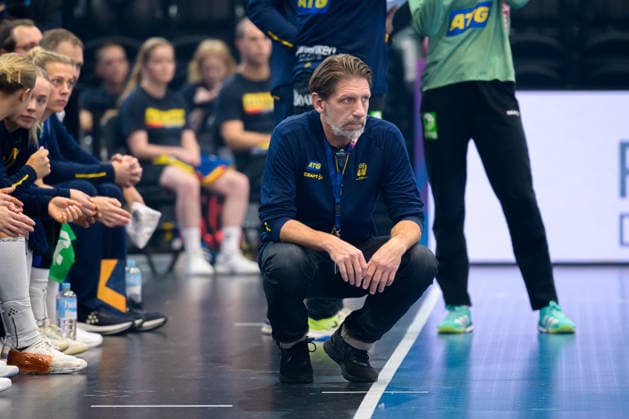 Handball, Womens World Championship, Main Round Norway Sweden Coach Tomas Axner Sweden Dortmund Westfalenhalle North Rhine-Westphalia Germany