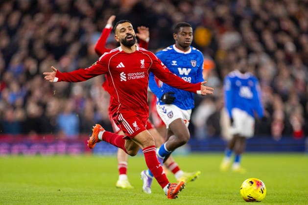 Football - FA Premier League - Liverpool FC v Sunderland AFC LIVERPOOL, ENGLAND - Wednesday, December 3, 2025: Liverpool s Mohamed Salah during the FA Premier League match between Liverpool FC and Sunderland AFC at Anfield. (Photo by David Rawcliffe Propaganda) LIVERPOOL Anfield MERSEYSIDE ENGLAND  Copyright: xDavidxRawcliffex P2025-12-03-Liverpool_Sunderland-74