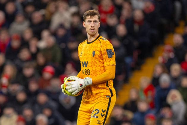 Football - FA Premier League - Liverpool FC v Sunderland AFC LIVERPOOL, ENGLAND - Wednesday, December 3, 2025: Sunderland s goalkeeper Robin Roefs during the FA Premier League match between Liverpool FC and Sunderland AFC at Anfield. (Photo by David Rawcliffe Propaganda) LIVERPOOL Anfield MERSEYSIDE ENGLAND  Copyright: xDavidxRawcliffex P2025-12-03-Liverpool_Sunderland-93