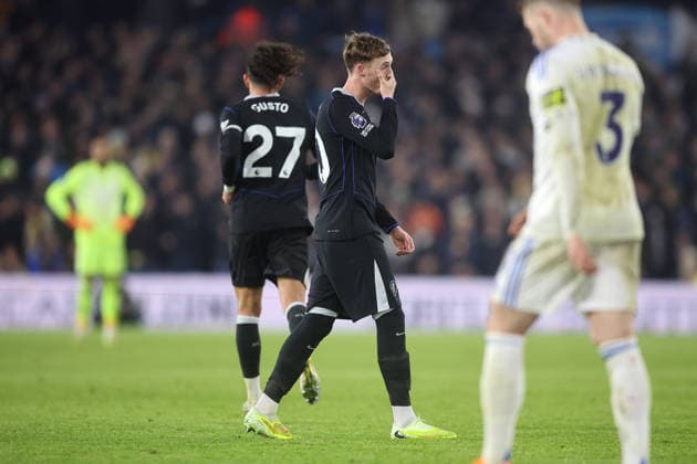 Leeds United gegen Chelsea 03 Dezember 2025, Leeds Premier League Fußball Leeds United gegen Chelsea Cole Palmer von Chelsea Foto von Daniel Chesterton Leeds UK  Copyright: xDanielxChestertonxOffside