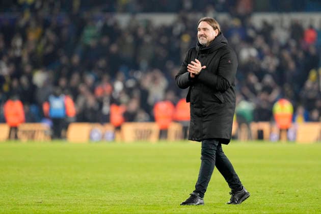 Leeds United v Chelsea FC, Leeds, UK - 3 Dec 2025 Daniel Farke, manager of Leeds United celebrates after winning the Premier League match between Leeds United and Chelsea FC at Elland Road, Burnley on 3 December 2025 ( Leeds Elland Road Leeds England Copyright: xHarryxCornish PPAUKx PPA-233786