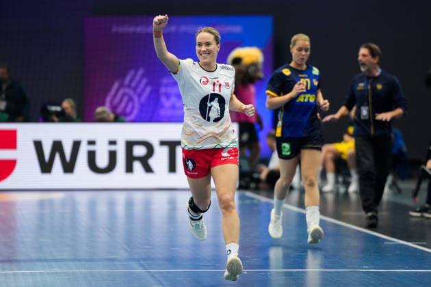 Women s Handball World Championship 2025 Norway Sweden Dortmund, Germany 20251203 Norway s Malin Aune during the intermediate round of the Women s Handball World Championship between Norway and Sweden in Westfalenhalle Photo Beate Oma Dahle NTB Dortmund Germany EDITORIAL USE ONLY RESTRICTED USE FOR BETTING COMPANIES  Copyright: xBeatexOmaxDahlex xNTBx