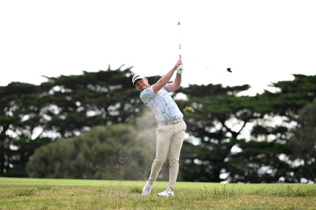 GOLF AUSTRALIAN OPEN, Danny Willett of England plays a shot in round one of the Australian Open Golf tournament at the Royal Melbourne Golf Club in Melbourne, Thursday, December 4, 2025. ( NO ARCHIVING, EDITORIAL USE ONLY MELBOURNE VICTORIA AUSTRALIA  Copyright: xJAMESxROSSx 20251204128151812808