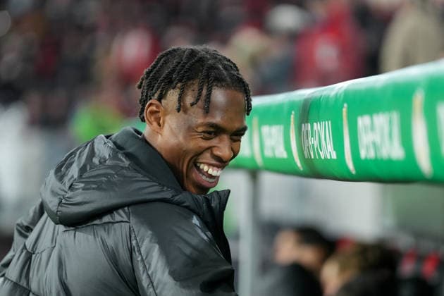 Junior Adamu SC Freiburg, 20 , Soccer, Round of 16, DFB Pokal, 2025 26, SC Freiburg vs SV Darmstadt 98, 03 12 2025, Europa Park Stadion, Freiburg, Germany DFB REGULATIONS PROHIBIT ANY USE OF PHOTOGRAPHS AS IMAGE SEQUENCES AND OR QUASI VIDEO Freiburg Europa Park Stadion Baden Württemberg Germany Copyright: xArnexAmbergx