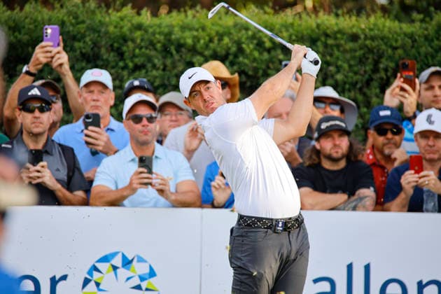 December 4, 2025, Melbourne, Victoria State, Australia: Rory McIlroy of Northern Ireland seen in action during round one of the Australian Open Golf tournament. The men™s Australian Open tees off at Royal Melbourne featuring leading local and international golfers competing for one of Australia™s top titles. Melbourne Australia - ZUMAs197 20251204_aaa_s197_016 Copyright: xYexMyoxKhantx
