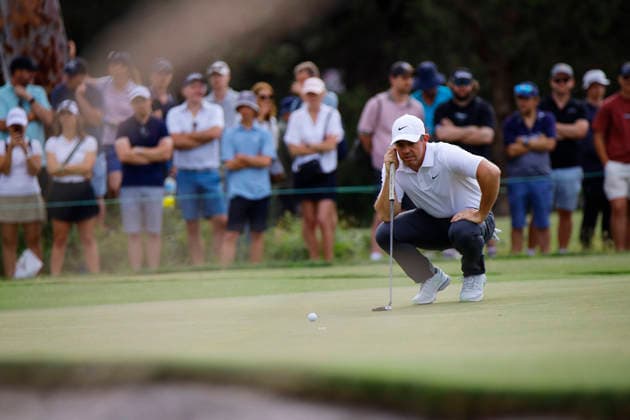 December 4, 2025, Melbourne, Victoria State, Australia: Rory McIlroy of Northern Ireland seen during round one of the Australian Open Golf tournament. The men™s Australian Open tees off at Royal Melbourne featuring leading local and international golfers competing for one of Australia™s top titles. Melbourne Australia - ZUMAs197 20251204_aaa_s197_024 Copyright: xYexMyoxKhantx