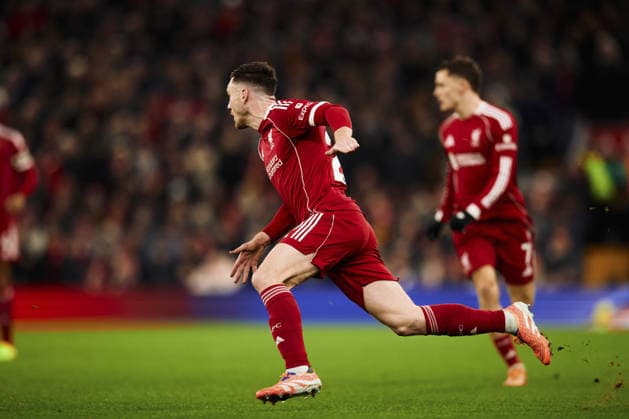 LIVERPOOL, ENGLAND, DEC 03: Florian Wirtz of Liverpool during the Premier League match between Liverpool and Sunderland on December 03, 2025 in Liverpool, England. Copyright: xKobiexAbott SPPx Sportspressphoto_SPR69754