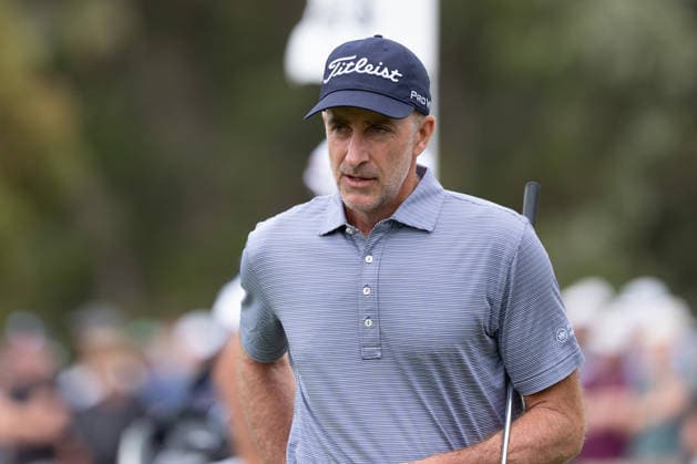 December 4, 2025, Melbourne, Victoria, Australia: Geoff Ogilvy of Australia on day one of 2025 Crown Australian Open at The Royal Melbourne Golf Club in Melbourne, Victoria, Australia. Melbourne Australia - ZUMAl303 20251204_aaf_l303_024 Copyright: xSydneyxLowx
