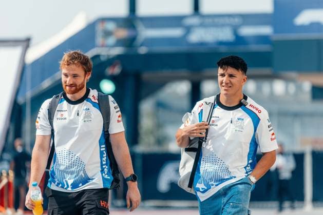 Formula 1 Abu Dhabi Grand Prix 2025 Isack Hadjar from France and Visa Cash App Racing Bulls F1 Team walking in the paddock