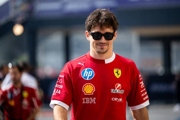 Charles Leclerc Scuderia Ferrari HP, Monaco, 16 , UAE, Formula 1 World Championship, Abu Dhabi Grand Prix, Yas Marina Circuit, Media Day, 04 12 2025 UAE, Formula 1 World Championship, Abu Dhabi Grand Prix, Yas Marina Circuit, Media Day, 04 12 2025 Yas Marina Island Copyright: xEibner-Pressefoto Memmlerx EP_MMR