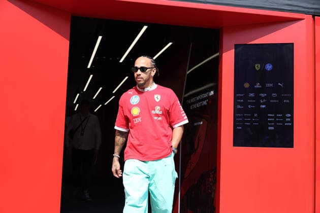 Formula 1 Etihad Airways Abu Dhabi Grand Prix 2025 04 12 2025, Yas Marina Circuit, Abu Dhabi, Formula 1 Etihad Airways Abu Dhabi Grand Prix 2025 , pictured Lewis Hamilton GBR , Scuderia Ferrari HP nordphotoxGmbHx xBratic nph00250