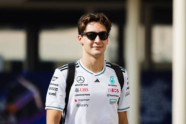 December 4, 2025, Abu Dhabi, Abu Dhabi, United Arab Emirates: 63 GEORGE RUSSELL (GBR, Mercedes F1 Team) entering the paddock at Media Day (Thursday) at the Formula 1 Etihad Airways Abu Dhabi Prix 2025 at the Yas Marina Circuit in Abu Dhabi, United Arab Emirates Abu Dhabi United Arab Emirates - ZUMAr193 20251204_zsp_r193_013 Copyright: xSaraxRuffonix