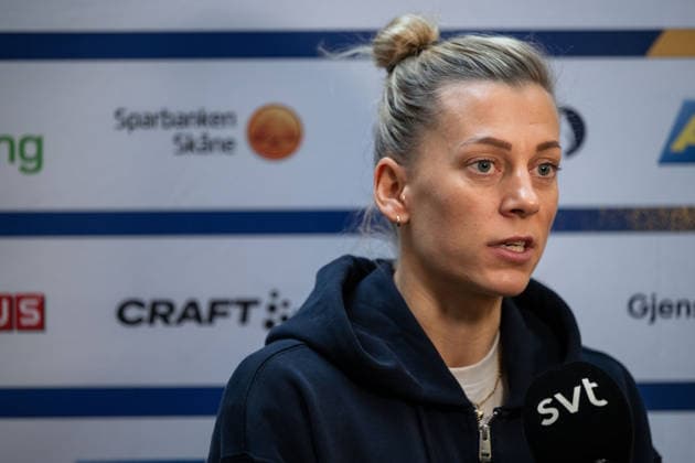 251204 Nathalie Hagman of the Swedish women s national handball team at a press event during day 9 of the 2025 IHF Women™s World Championship on December 4, 2025 in Dortmund Photo Emma Wallskog BILDBYRAN COP 320 EW0602 handball handboll handball bbeng vm handball vm handbolls vm ihf handball world championship world handball championship 2025 world championship 2025 pressträff event meeting sverige sweden day 9 dam  Copyright: EMMAxWALLSKOG BB251204EW004