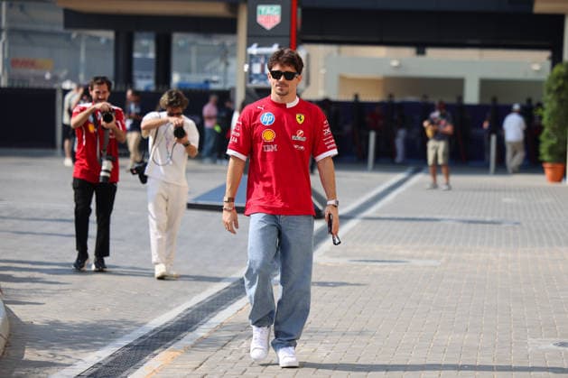 Charles Leclerc Scuderia Ferrari HP, 16 , ARE, Formula 1 World Championship, Abu Dhabi Grand Prix, Yas Marina Circuit, Media Day, 04 12 2025 ARE, Formula 1 World Championship, Abu Dhabi Grand Prix, United Arab Emirates, Yas Marina Circuit, 04 12 2025 Abu Dhabi Copyright: xEibner-Pressefoto AnnikaxGrafx EP_AGF