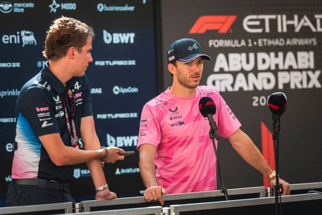 Formula 1 Etihad Airways Abu Dhabi Grand Prix 2025 Loïs Gelbart Carrasco OVERTAKE MAXPPP - Abu Dhabi 04 12 2025 10 GASLY Pierre (fra), BWT Alpine F1 Team, portrait at the Formula 1 Etihad Airways Abu Dhabi Grand Prix 2025, the 24th round of the 2025 FIA Formula 1 World Championship, WM, Weltmeisterschaft at Yas Marina Circuit in Abu Dhabi, United Arab Emirates, from 4 to 7 December 2025 Abu Dhabi Yas Marina Circuit United Arab Emirates  Copyright: xOVERTAKE MAXPPPxLoïsxGelbartxCarrascox OVT202512041152 OVT202512041152