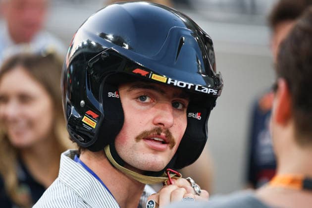 Formula 1, GP Abu Dhabi, Benson Boone on a visit