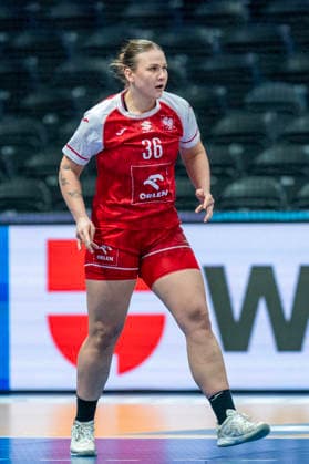 2025-12-04 Poland vs Argentina ROTTERDAM, NETHERLANDS - DECEMBER 4: Natalia Pankowska of Poland during the IHF Worldchampionship 2025 match for women, between Poland and Argentina at Ahoy on December 4, 2025 in Rotterdam, Netherlands. Rotterdam Ahoy Netherlands Content not available for redistribution in The Netherlands directly or indirectly through any third parties. Copyright: xHenkxSeppenx