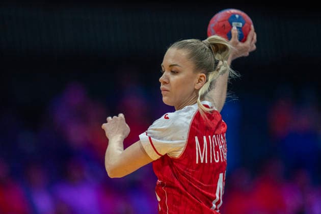 2025-12-04 Poland vs Argentina ROTTERDAM, NETHERLANDS - DECEMBER 4: Daria Michalak of Poland during the IHF Worldchampionship 2025 match for women, between Poland and Argentina at Ahoy on December 4, 2025 in Rotterdam, Netherlands. Rotterdam Ahoy Netherlands Content not available for redistribution in The Netherlands directly or indirectly through any third parties. Copyright: xHenkxSeppenx