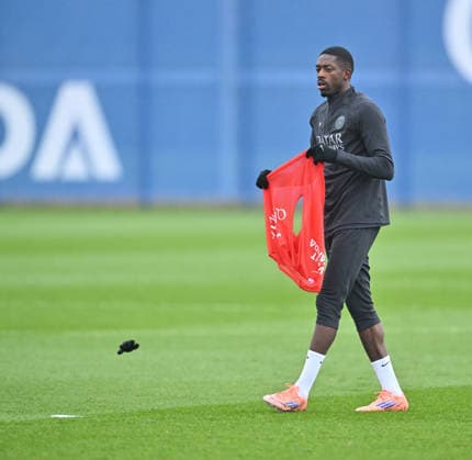 Paris Saint-Germain media day at the PSG Campus POISSY, FRANCE - DECEMBER 04: Player of Paris Saint-Germain Ousmane Dembele is seen during a training session on media day at the PSG Campus in Poissy, west of Paris, France on December 04, 2025. Mustafa Yalcin Anadolu Poissy France. Editorial use only. Please get in touch for any other usage.  Copyright: x2025xAnadoluxMustafaxYalcinx