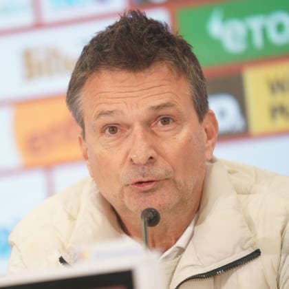 CHRISTIAN HEIDEL PRESS CONFERENCE 1 FSV MAINZ 05 MAINZ