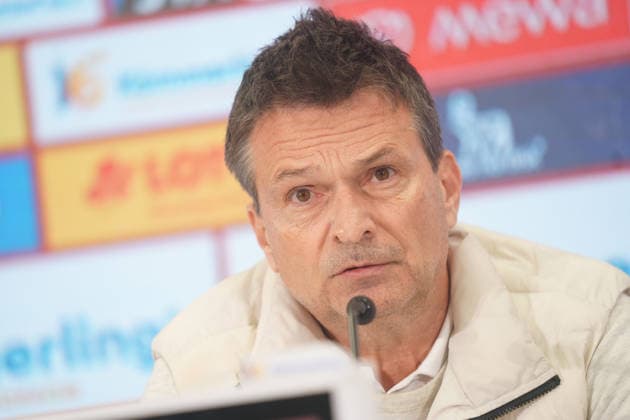 CHRISTIAN HEIDEL PRESS CONFERENCE 1 FSV MAINZ 05 MAINZ