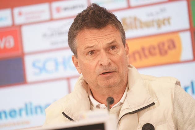 CHRISTIAN HEIDEL PRESS CONFERENCE 1 FSV MAINZ 05 MAINZ