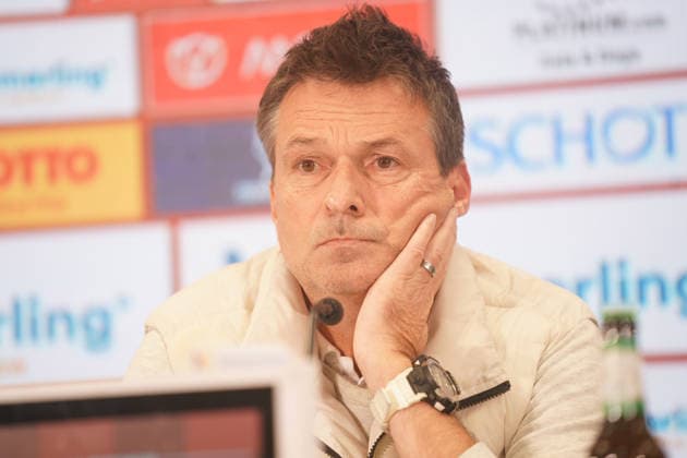 CHRISTIAN HEIDEL PRESS CONFERENCE 1 FSV MAINZ 05 MAINZ