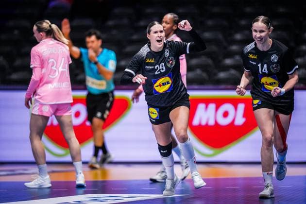 ROTTERDAM , 04-12-2025 , Rotterdam Ahoy , Womens World Championship, WM, Weltmeisterschaft Handball 2025 , match between France and Austria , picture shows Austria player Ines Ivancok-Soltic France - Austria (women)  x32342546x Copyright: