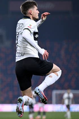 Db Bologna 04 12 2025 - Coppa Italia Bologna-Parma foto Daniele Buffa Image nella foto: esultanza gol Adrian Benedyczak 