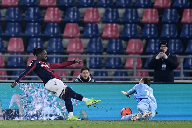 Db Bologna 04 12 2025 - Coppa Italia Bologna-Parma foto Daniele Buffa Image nella foto: gol Jonathan David Rowe 