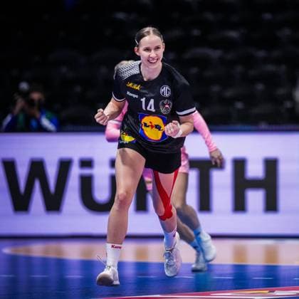 ROTTERDAM , 04-12-2025 , Rotterdam Ahoy , Womens World Championship, WM, Weltmeisterschaft Handball 2025 , match between France and Austria , picture shows Austria player Klara Schhlegel France - Austria (women)  x32342974x Copyright: