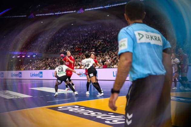 DORTMUND, GERMANY - 4 DECEMBER, 2025: - Women s Handball World Championship, WM, Weltmeisterschaft 2025 Montenegro vs Germany at Westfallenhalle.  Copyright: xVitaliixKliuievx