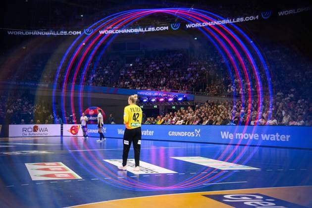 DORTMUND, GERMANY - 4 DECEMBER, 2025: Katharina Filter - Women s Handball World Championship, WM, Weltmeisterschaft 2025 Montenegro vs Germany at Westfallenhalle.  Copyright: xVitaliixKliuievx